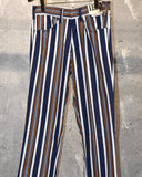 Vintage 1970s《LEE》Deadstock “FASTBACK FLARE” Stripe Flare Pants