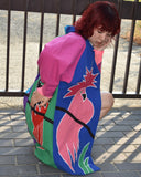 Vintage 1980s-1990s 《Victor Camarena》“Birds” Crazy Pattern Jacket