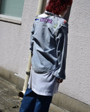Vintage 1970s《Montgomery Ward》 “CHERYL” Embroidered Distressed Chambray Western Shirt