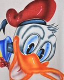 Vintage 1990s《Student Machine》 “Donald Duck” Glitter Accent T-shirt