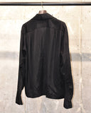 Vintage 1950s《SPORTOP》 "Black" Rayon Satin Shirt