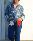 Vintage 1990s《Levi’s》“76506” All-Over Distressed Bleached Denim Jacket