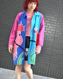 Vintage 1980s-1990s 《Victor Camarena》“Birds” Crazy Pattern Jacket