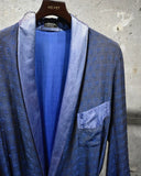 Vintage《The BROADWAY》1950s Rose Patterned Silk Robe