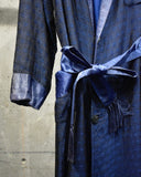 Vintage《The BROADWAY》1950s Rose Patterned Silk Robe