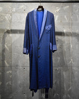 Vintage《The BROADWAY》1950s Rose Patterned Silk Robe
