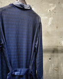 Vintage《The BROADWAY》1950s Rose Patterned Silk Robe