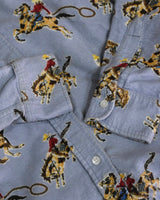 Vintage《KENNINGTON》1970s Cow Boy Patterned Flannel Shirt