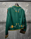 Vintage《MIRMONT》1950s Flower Embroidered Jacket