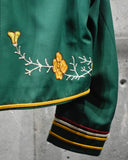 Vintage《MIRMONT》1950s Flower Embroidered Jacket