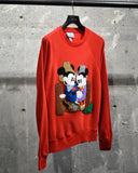 Vintage《SUNDAY COMICS》1980s “Cowboy Mickey&Minnie” Pile Sweat Shirt