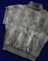Vintage Rabbit Fur Half-sleeve Jacket