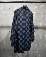 Vintage 1950s Atomic Patterned Smoking Jacket