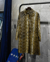 Vintage《GALE HAYMN》Leopard Print Trench Coat
