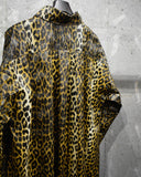 Vintage《GALE HAYMN》Leopard Print Trench Coat