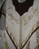 Vintage 1970s Horse Engraved Suede Poncho