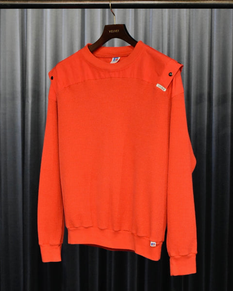 Vintage《RUSSELL ATHLETIC》1990s Switching Red Thermal