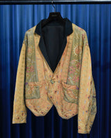 Vintage 1980s-1990s Full Embroidery Jacket With Mirror
