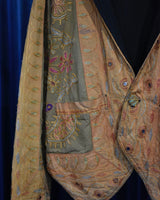 Vintage 1980s-1990s Full Embroidery Jacket With Mirror