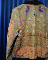 Vintage 1980s-1990s Full Embroidery Jacket With Mirror