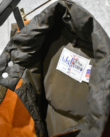 Vintage《Wilson》1970s Leather Docking Down Vest