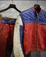Vintage《Viking》1960s-1970s Leather Racing Set-up