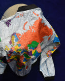 Vintage《TY-BREAKERS》1990s World Map Paper Jacket
