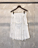 Archive《nu》Belted White Skirt