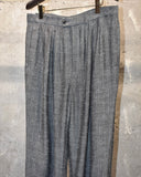 Vintage 1990s《IN-DEX》Rayon Nep Wide Slacks