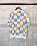 Vintage 1950s《Barclay》Brushstroke Check T-shirt