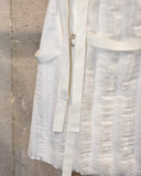 Archive《nu》Belted White Skirt