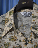 Vintage《gap》1970s Mickey&Minnie Patterned Shirt
