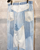 Vintage 1970s《CIWONE CIMONE》Patchwork Denim Pants