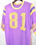 Vintage 1970s Numbering Football T-shirt