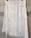 Archive《nu》Belted White Skirt
