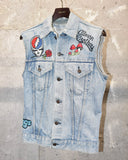 Vintage 1970s 《LEVI'S》Embroidered Denim Vest