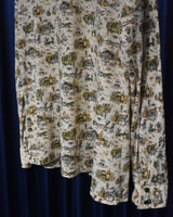 Vintage《gap》1970s Mickey&Minnie Patterned Shirt
