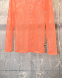 Vintage 1990s “Orange” Mesh Long Sleeve T-shirt