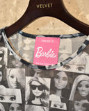 Archive《FOREVER 21》×《Barbie》Barbie Portrait Collage Mesh Long T-shirt