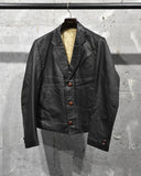 Vintage《UN CUSTOM TAILOR》1960s-1970s Leather Tailored Jacket
