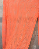 Vintage 1990s “Orange” Mesh Long Sleeve T-shirt