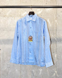 Vintage 1950s《TOWN TOPIC》 "Deadstock" Fine Patterned Silk Shirt