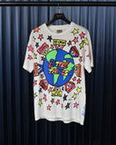 Vintage《ONEITA》1990s Scattered Images All Over Print T-shirt