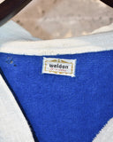 Vintage 1960s《weldon》 Blue Pile Robe