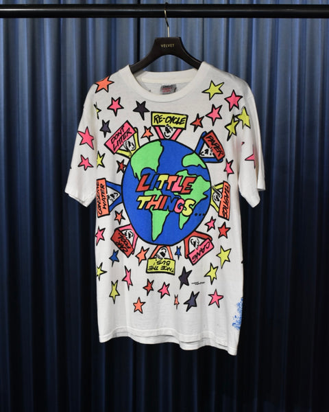 Vintage《ONEITA》1990s Scattered Images All Over Print T-shirt