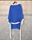 Vintage 1960s《weldon》 Blue Pile Robe