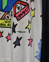 Vintage《ONEITA》1990s Scattered Images All Over Print T-shirt