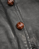Vintage《UN CUSTOM TAILOR》1960s-1970s Leather Tailored Jacket