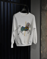 Vintage《SIGNAL》1980s Merry-go-round Sweat