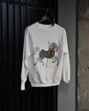 Vintage《SIGNAL》1980s Merry-go-round Sweat